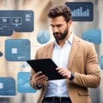 Imagen de un profesional de Big Data y Análisis de Datos realizando actividades propias de los estudios realizados