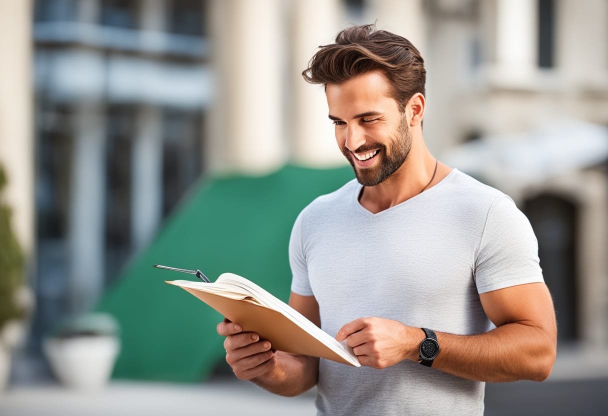 Imagen de un profesional de Educación Primaria realizando actividades propias de los estudios realizados