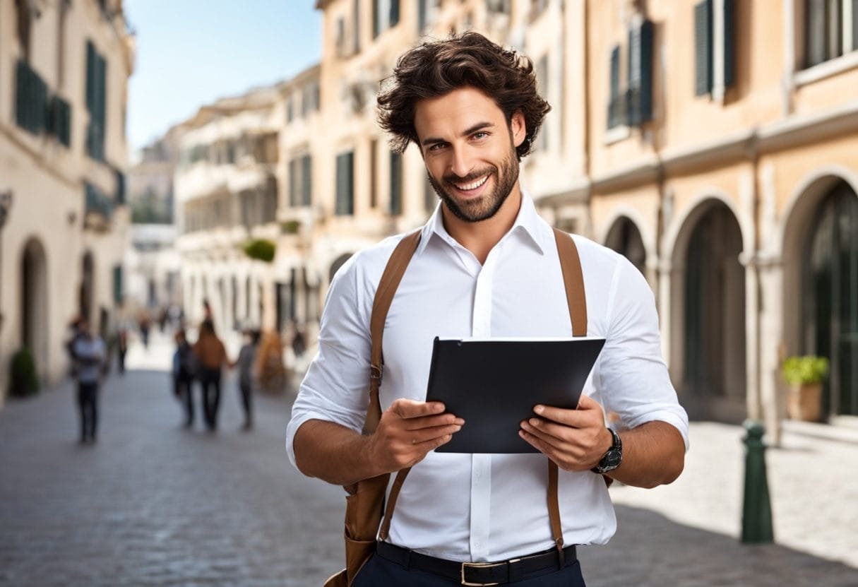 Imagen de un profesional de Fiscalidad y Administración Pública realizando actividades propias de los estudios realizados