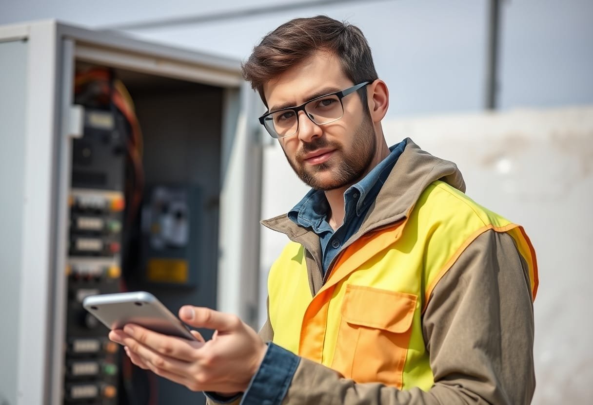 Imagen de un profesional de Técnico en Sistemas Microinformáticos y Redes realizando actividades propias de los estudios realizados