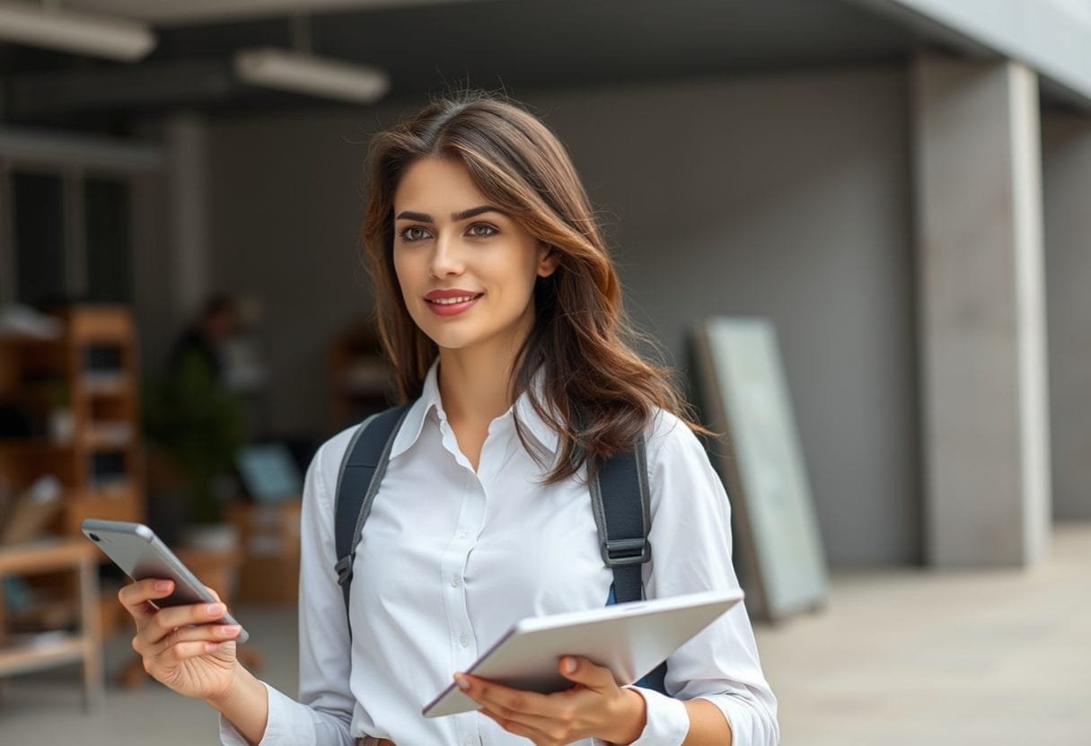 Imagen de un profesional de Técnico superior en Marketing y Publicidad realizando actividades propias de los estudios realizados