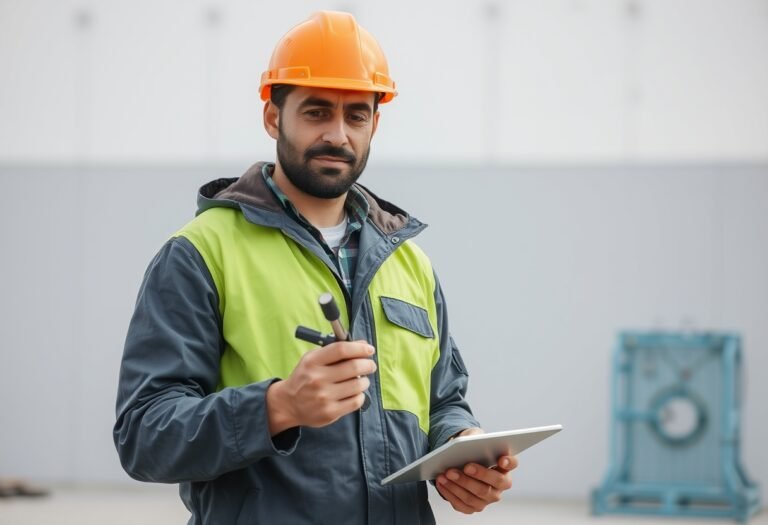 Imagen de un profesional de Técnico superior en Programación de la Producción en Fabricación Mecánica realizando actividades propias de los estudios realizados